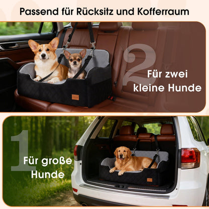 Hundesitz Auto – Komfortabel & Sicher für Mittelgroße Hunde