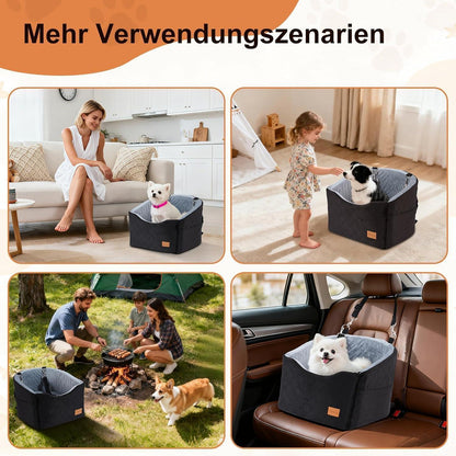 Hunde-Autositz für kleine Hunde – Bequem & Sicher unterwegs