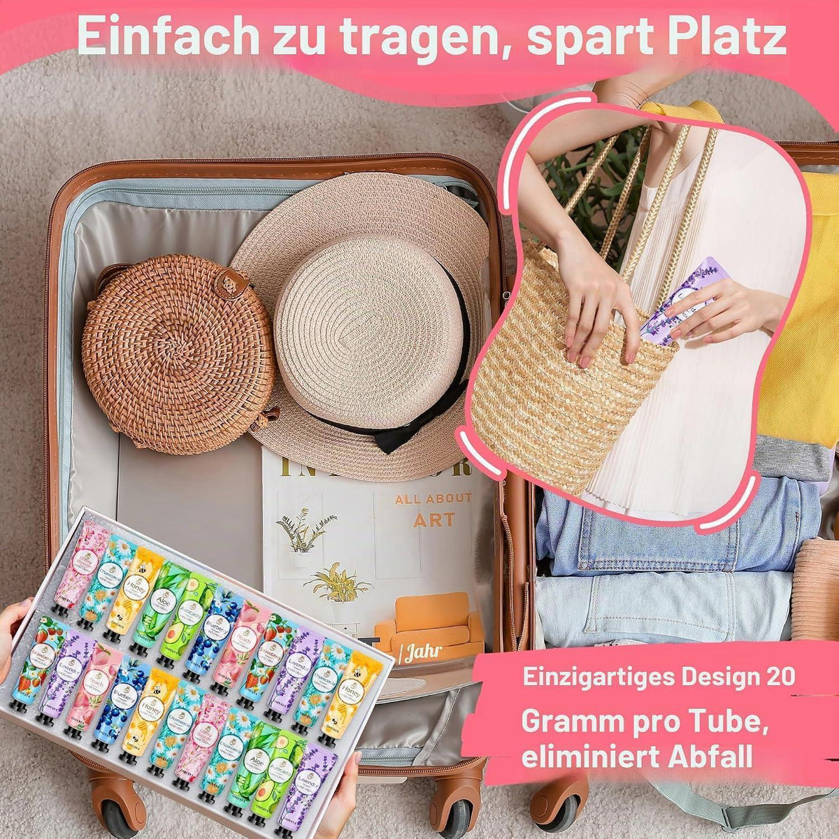 80er Handcreme-Set | 10 Düfte | Feuchtigkeitspflege für trockene Hände