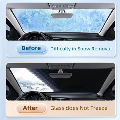 Auto Frontscheibenabdeckung Winter Frostschutz Schnee Schutz Folie