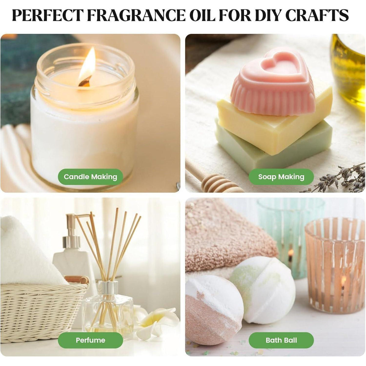 Ätherische Öle Set 24x10ml | 100% Naturrein für Diffuser & Spa