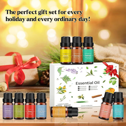 Ätherische Öle Set 24x10ml | 100% Naturrein für Diffuser & Spa