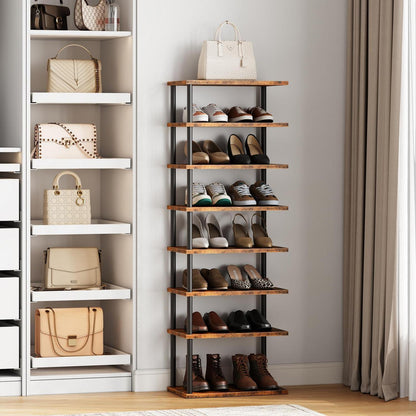 Vertikales Schuhregal 8-lagig – Schuhablage für Flur & Eingang