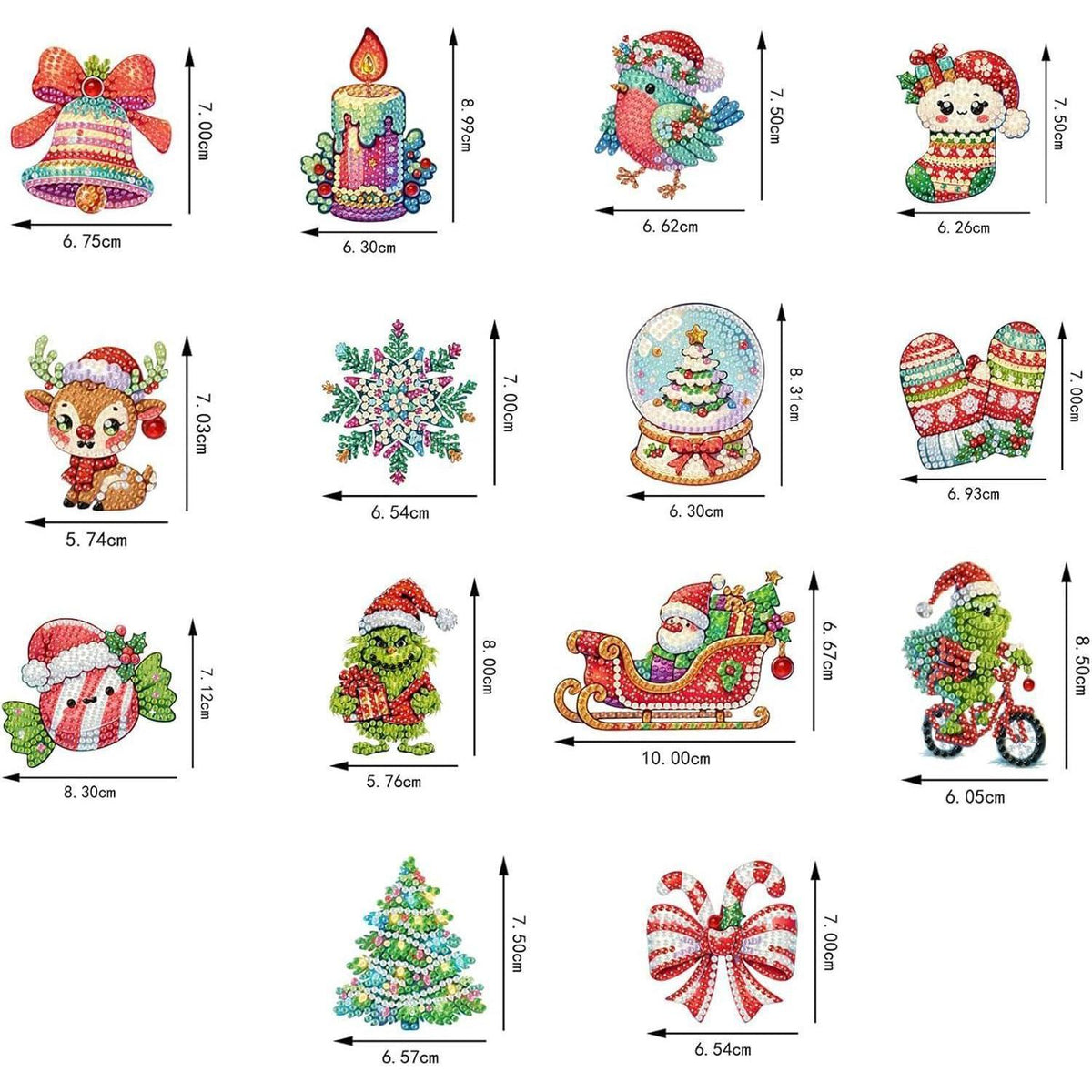 5D Diamantmalerei Weihnachten – 14 Set Kinder Painting Kit