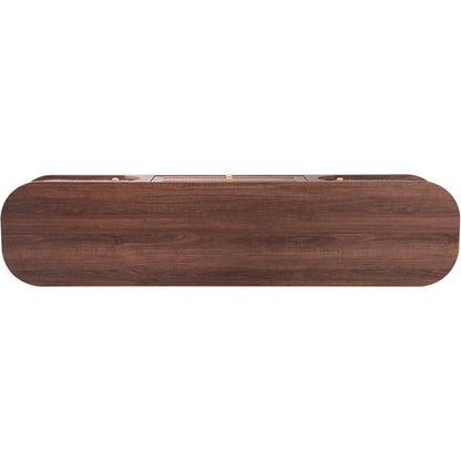 Landhaus TV-Bank Holz mit Rattan Schubladen 170cm