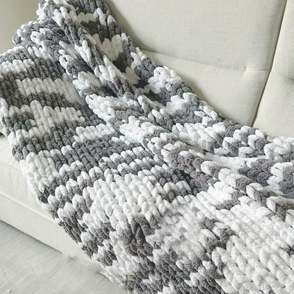 Chunky Wolle 2er Set - Nebelweiß | Dickes Garn zum Häkeln & Stricken