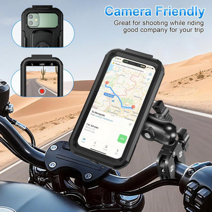 Wasserdichte Handyhalterung Motorrad 720° Drehbar