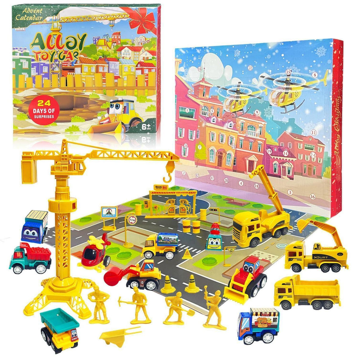 Adventskalender Auto Baufahrzeuge für Kinder 2026