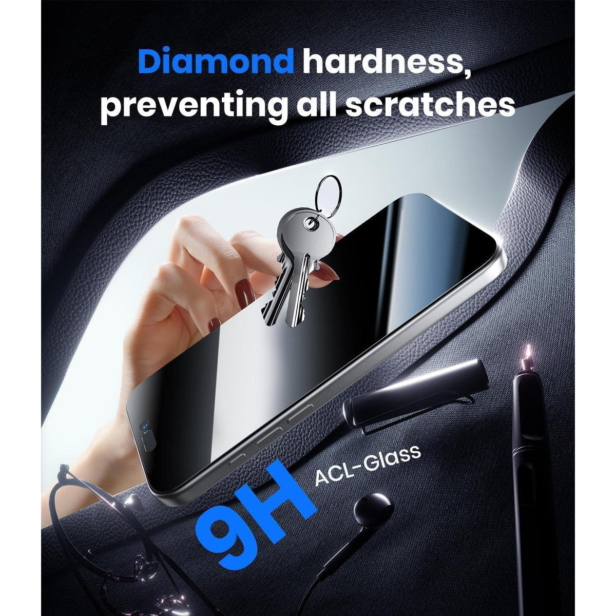 iPhone 17 Pro Max Sichtschutz Panzerglas 2 Stück
