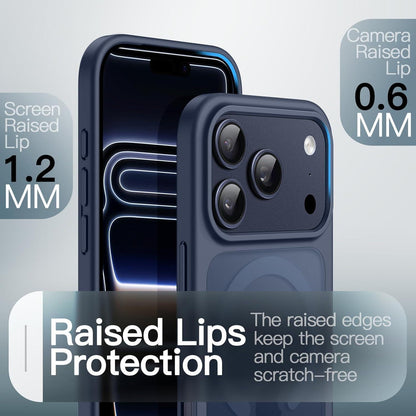 Magnetische Hülle für iPhone 17 Pro Max 6,9 Zoll, Dunkelblau
