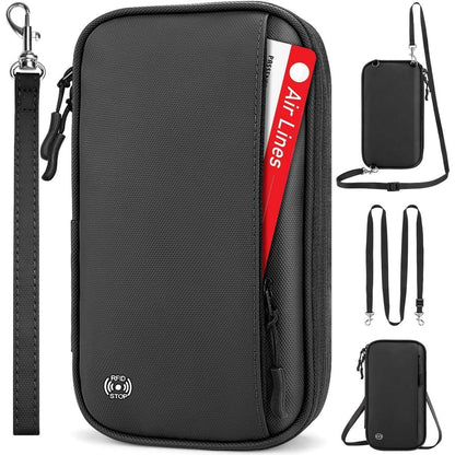 Familien Reisepass Tasche mit RFID-Schutz, wasserdicht