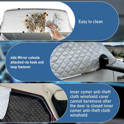 Windschutzscheibenabdeckung Opel Vivaro 2001-2014 Frost Schnee Schutz
