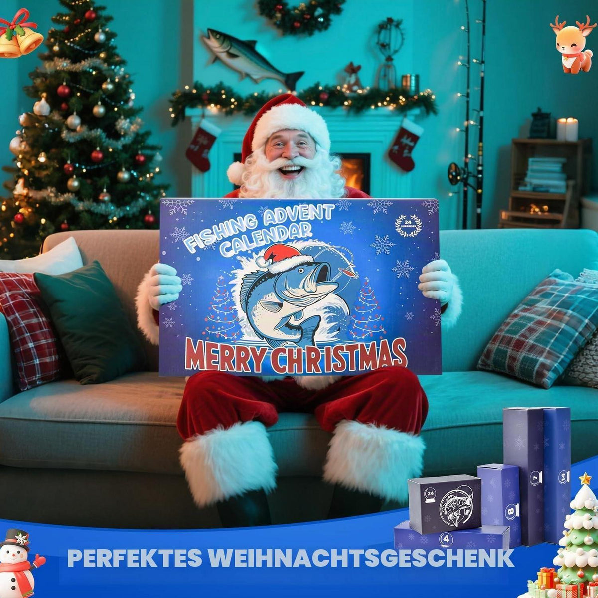 Adventskalender für Angler 2026 – 24 Premium Angelzubehör