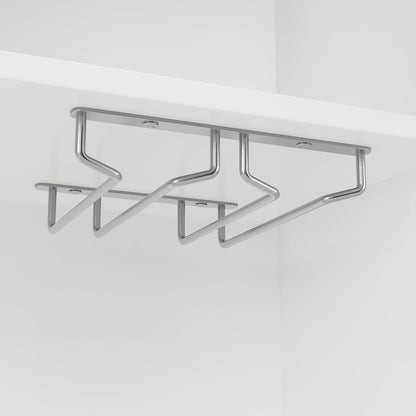 Küchenschrank Weiß mit Weinregal & Verstellbaren Ablagen (120x40x188cm)