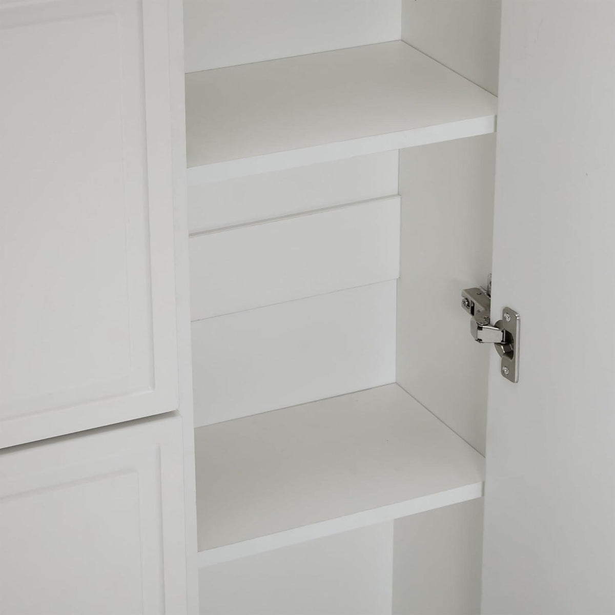 Moderner Schuhschrank mit Kippfächern & Schubladen (120x24x107)