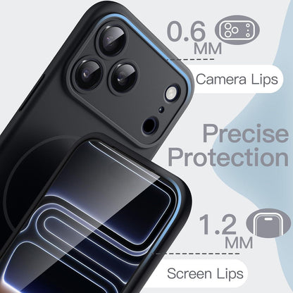 Magnetische Silikon Hülle für iPhone 17 Pro Max mit MagSafe