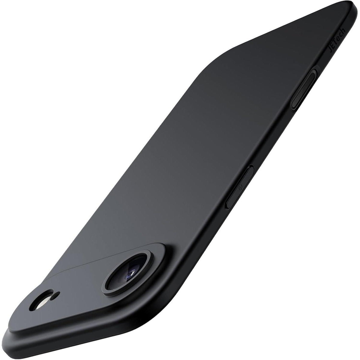 iPhone 17 Air Hülle, ultradünn matt mit Kameraschutz, Schwarz