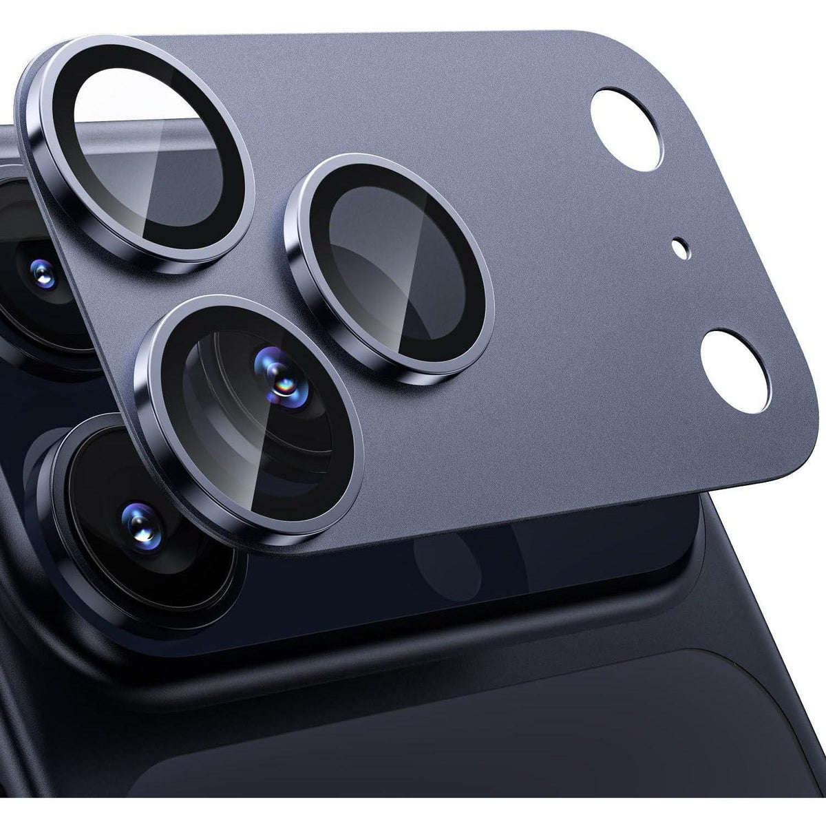 Kameraschutz iPhone 17 Pro Matt Metall Deep Blue