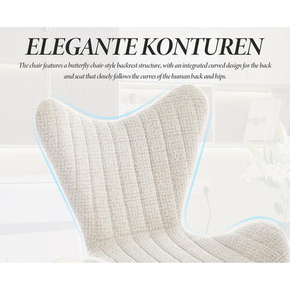 Esszimmerstühle 2er Set, Oatmeal - Bequeme Polsterstühle