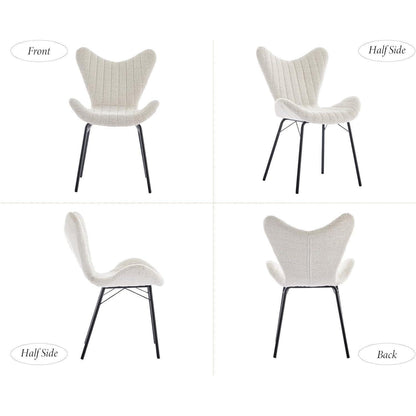 Esszimmerstühle 2er Set, Oatmeal - Bequeme Polsterstühle
