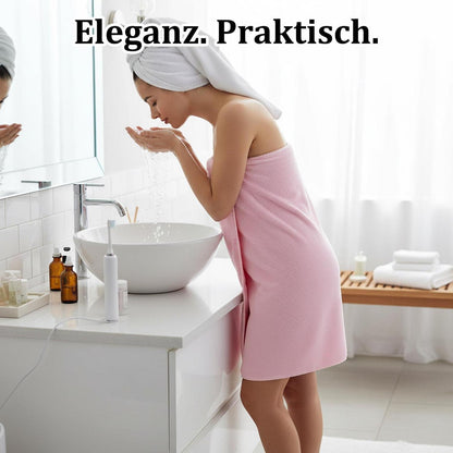 Saunahandtuch Damen Pink – Multifunktions Badetuch für Sauna & Reisen