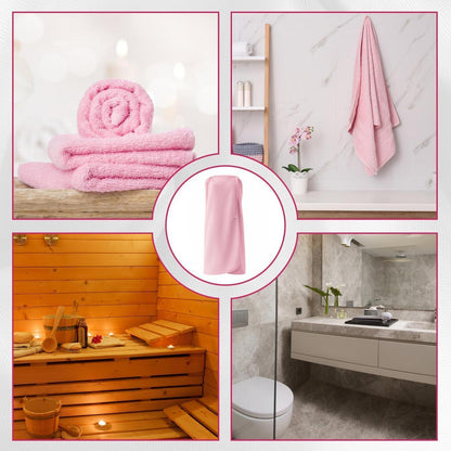 Saunahandtuch Damen Pink – Multifunktions Badetuch für Sauna & Reisen