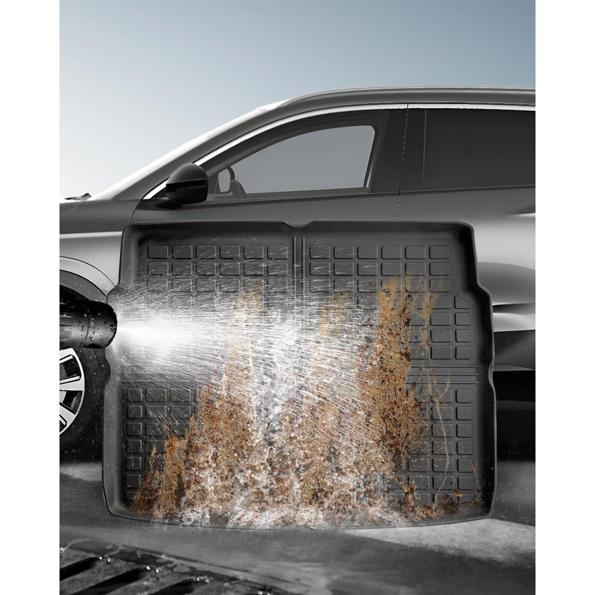 Kofferraummatte Renault Austral E-Tech Hybrid 2023-2026, TPE Schutzwanne