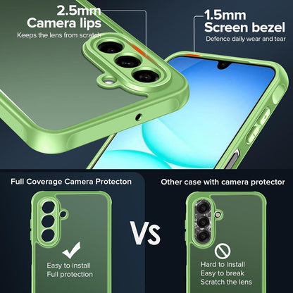 Schutzhülle mit Panzerglas für Samsung Galaxy A17 4G/5G, Hellgrün