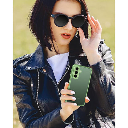 Schutzhülle mit Panzerglas für Samsung Galaxy A17 4G/5G, Hellgrün
