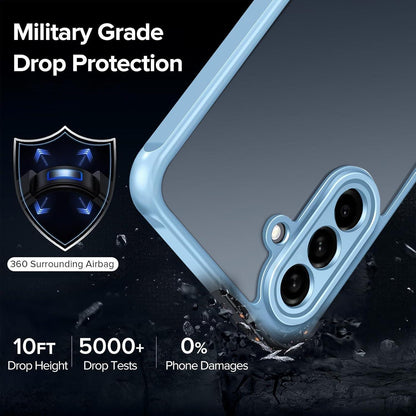 Schutzhülle für Samsung Galaxy A17 4G/5G mit Panzerglas, Hellblau
