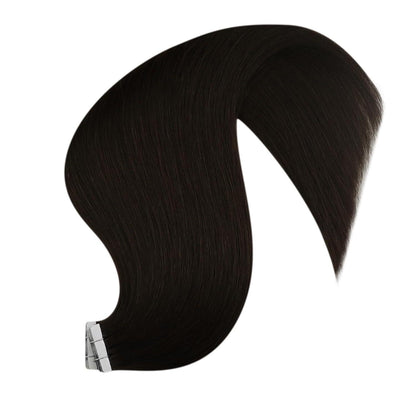 Echthaar Tape Extensions Braun 45cm - Remy Haarverlängerung