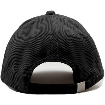 Cord Baseball Cap Herren Damen XL Verstellbar Wintermütze Schwarz
