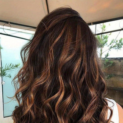 Welliger Bob mit Pony, Ombré Blond Synthetikperücke 12 Zoll