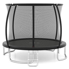 GYMAX Gartentrampolin 305cm mit Sicherheitsnetz & Leiter