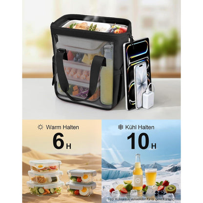 Kühltasche 20L – Wasserdichte Lunchtasche mit Fächern & Gurt