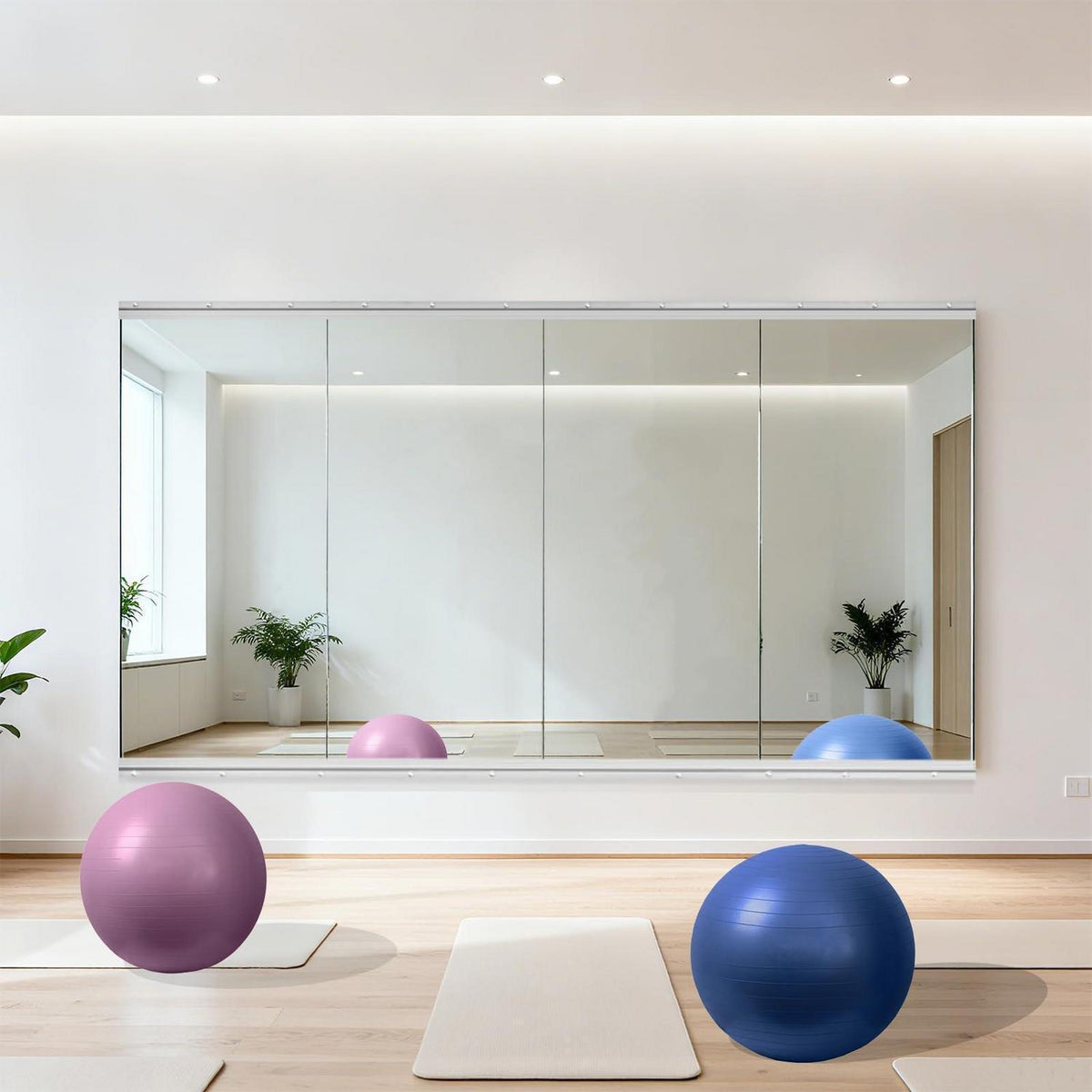 4x Ganzkörperspiegel 140x41cm – Fitness, Yoga & Wanddeko