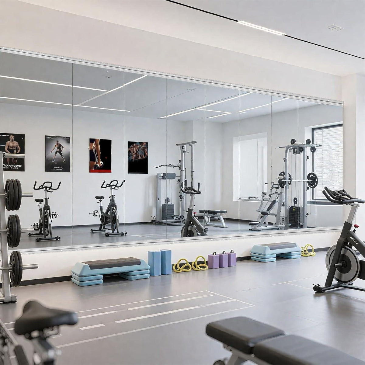 4x Ganzkörperspiegel 140x41cm – Fitness, Yoga & Wanddeko