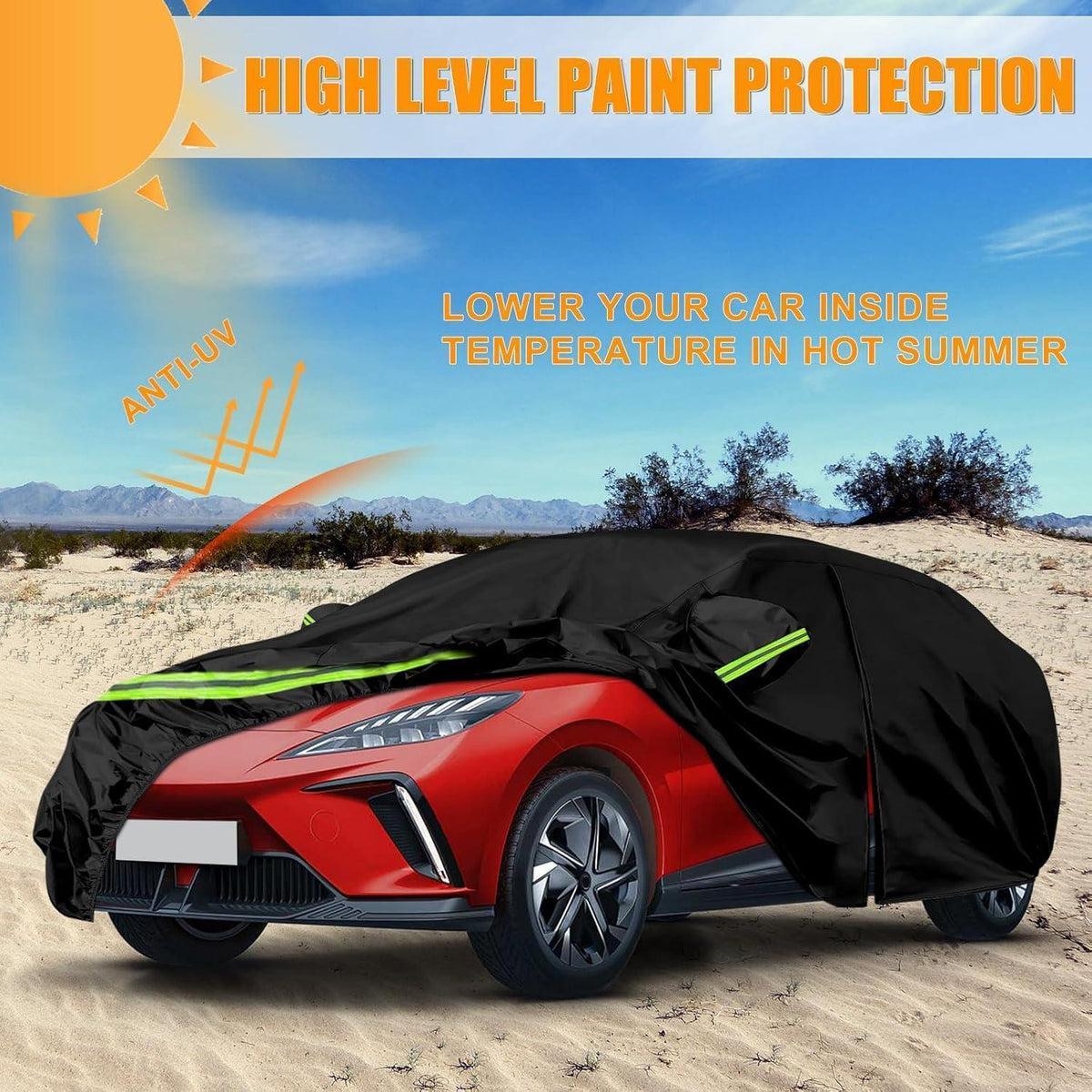 Autoabdeckung wasserdicht MG4 EV 2022-2025 – Vollgarage mit Reißverschluss