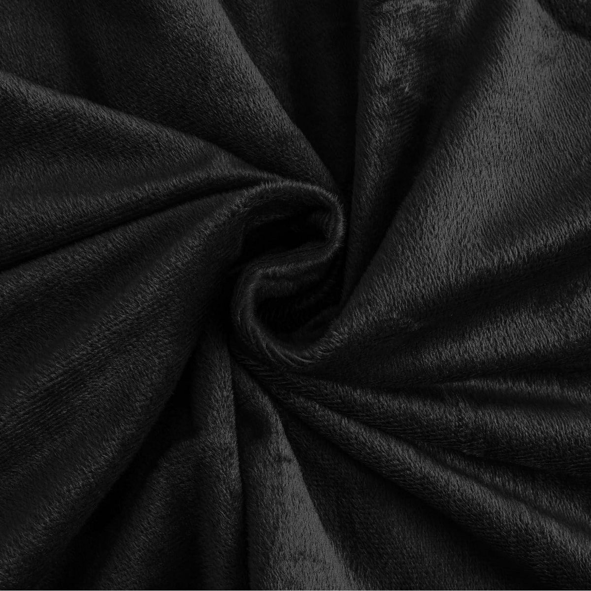 Winter Bettwäsche 135x200 - 4-teilig, Schwarz Grau, Flauschig Warm
