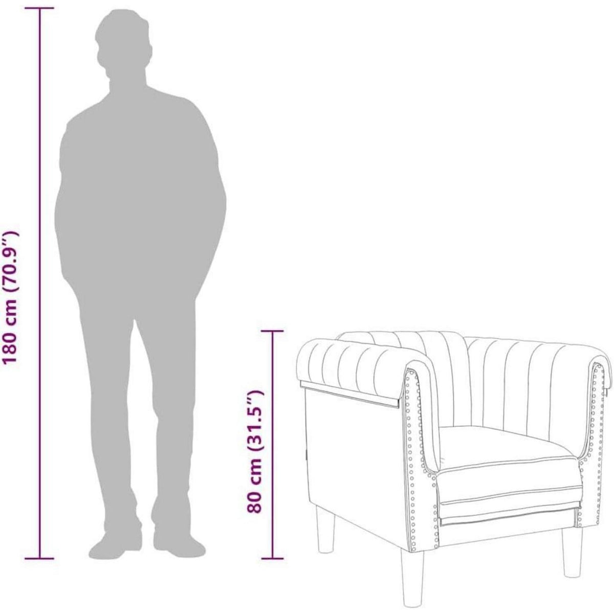 Creme Samt Sessel – Moderner Bodencouch für Wohnzimmer & Schlafzimmer