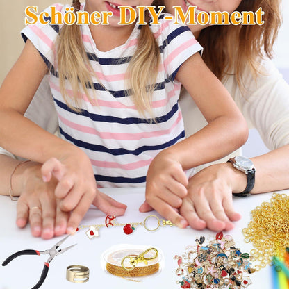 Schlüsselanhänger Set 173 Teile zum Selber Machen