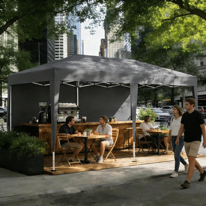 Faltpavillon 3x6m – Partyzelt mit Seitenwänden & Zubehör