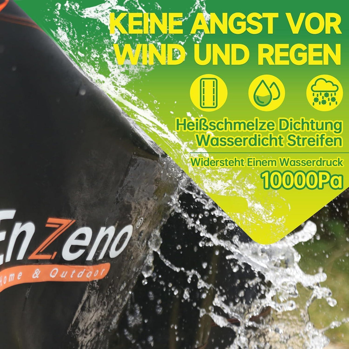 Wasserdichte Gartenmöbel Abdeckung Rund 250x90cm