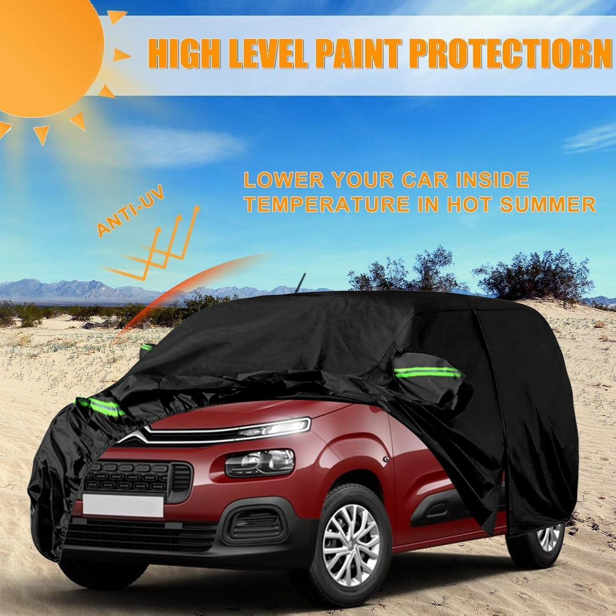 Auto Abdeckung für Citroen Berlingo 2018-2023 – Allwetterschutz