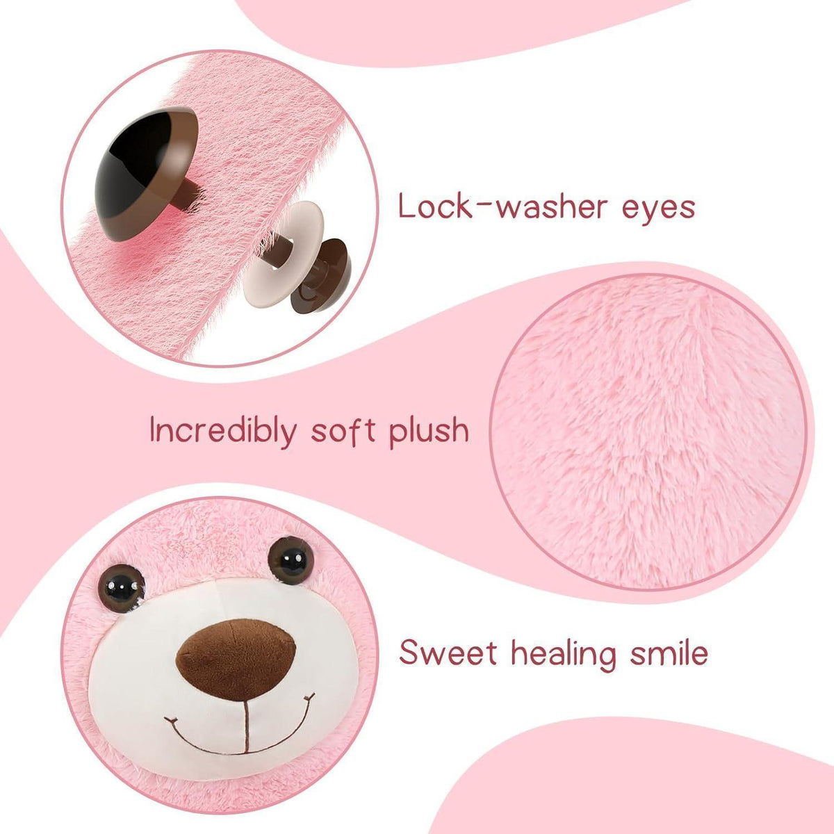 Riesiger 130cm Kuschelteddybär mit Babybär – Perfektes Geschenk