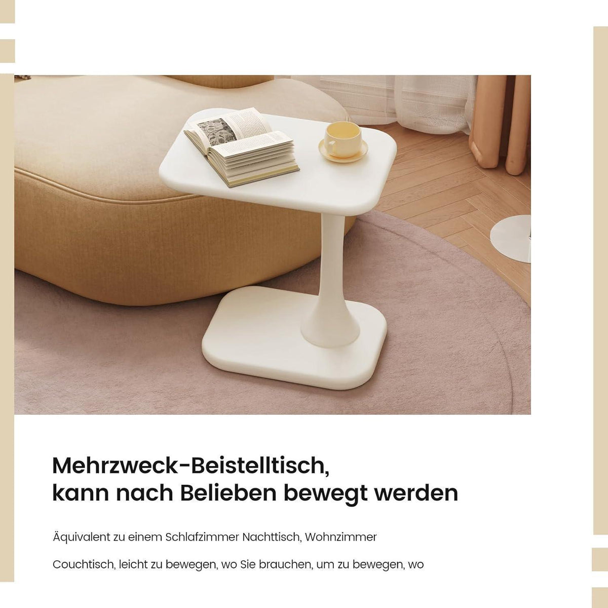 Moderner Sofatisch – Minimalistischer Beistelltisch für Wohnzimmer