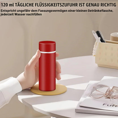 Edelstahl Thermosflasche 2er Set – 120ml Mini Trinkflasche