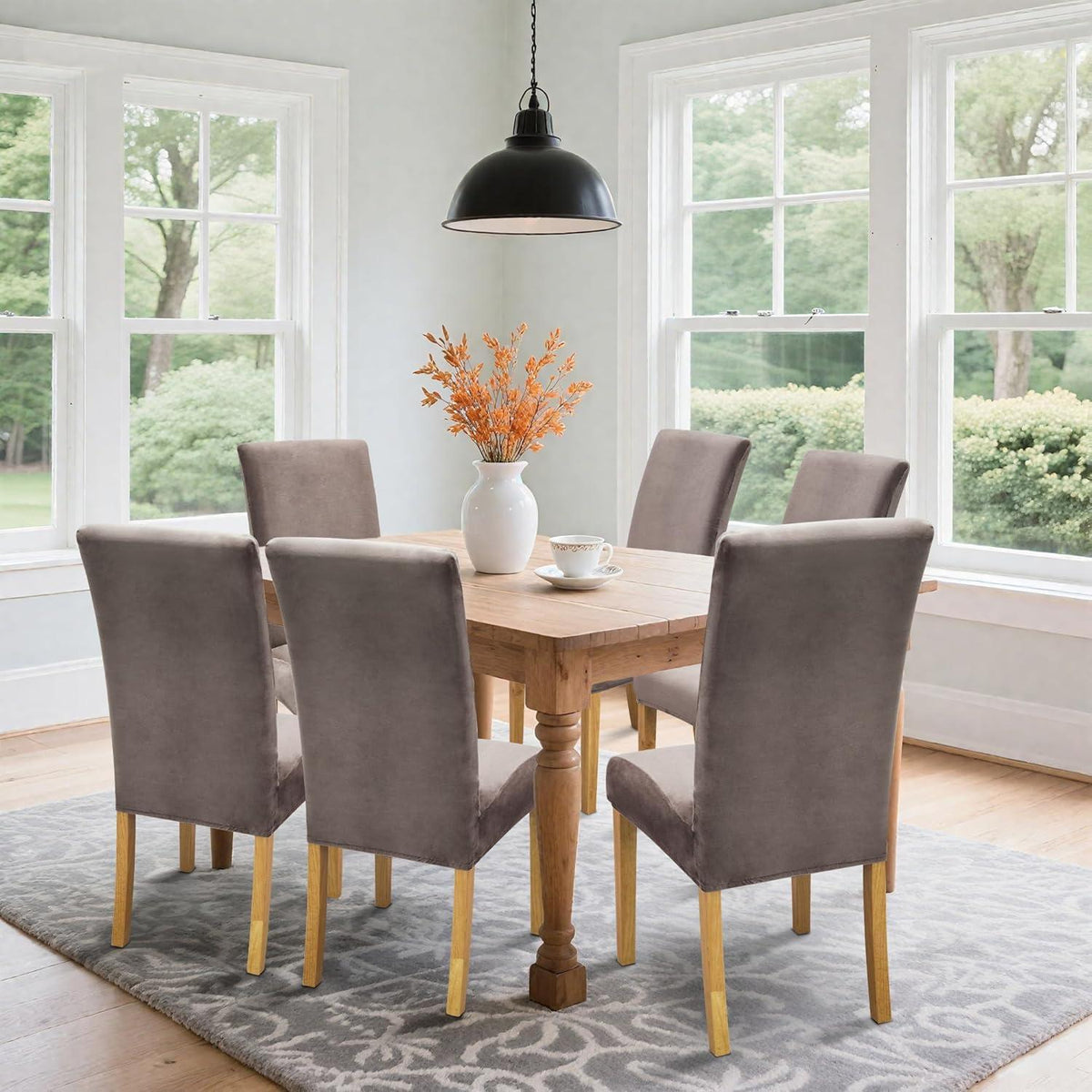 Jacquard Stuhlbezug Set – Weich & Elegant für Wohnzimmer & Co.