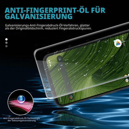 Fairphone 6 Hülle aus Silikon mit Schutzfolie, Schwarz