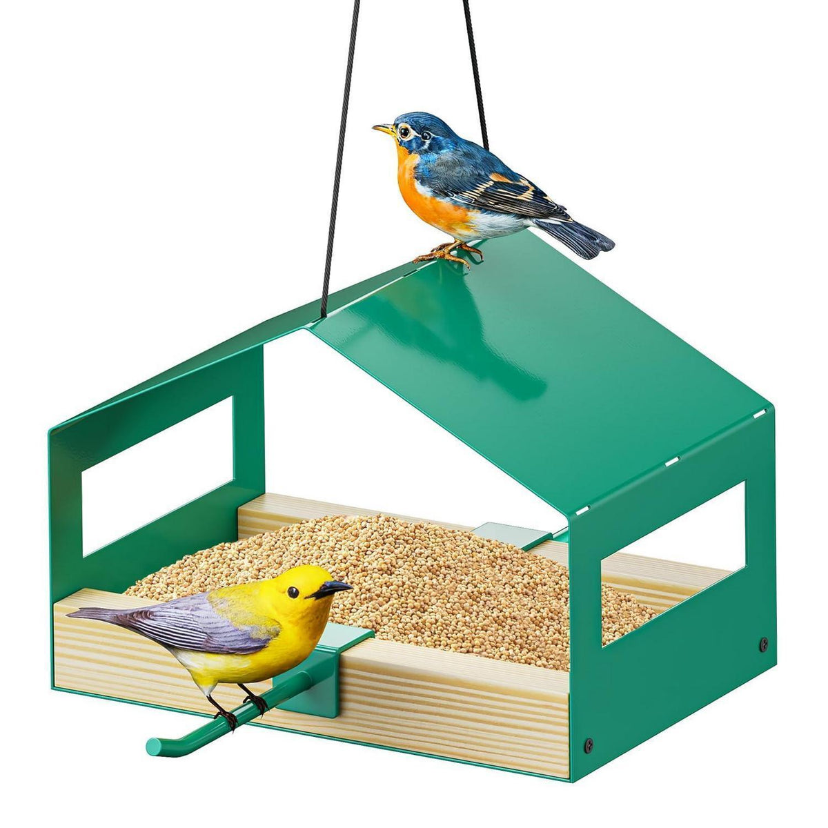 Vogelhaus zum Aufhängen – Futterspender für Kleinvögel & Garten